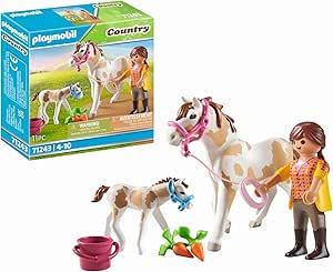Bekijk leuke cadeautip : PLAYMOBIL Country Paard met veulen - 71243